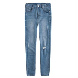 JS006  訂造修身牛仔褲款式   設計女裝牛仔褲款式   修身 彈力   製作彈力牛仔褲款式   牛仔褲中心 藍色 JS006  訂造修身牛仔褲款式   設計女裝牛仔褲款式   修身 彈力   製作彈力牛仔褲款式   牛仔褲中心 藍色